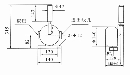 兩級(jí)跑偏傳感器XLPP-20-45 皮帶跑偏專(zhuān)用煤礦用跑偏開(kāi)關(guān)